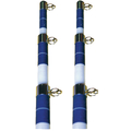 Seachoice Telescoping Outrigger Pole-15' White/Blue (Sold as Pair) 88201